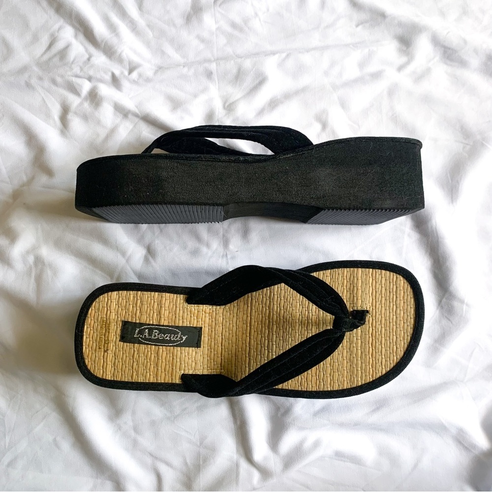 Y2K L.A Beauty Platform Sandals